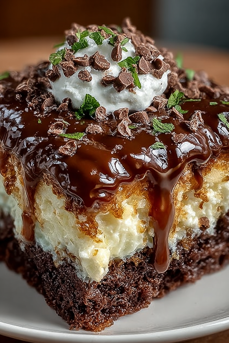 Deutscher Schokoladen-Poke-Kuchen image 2