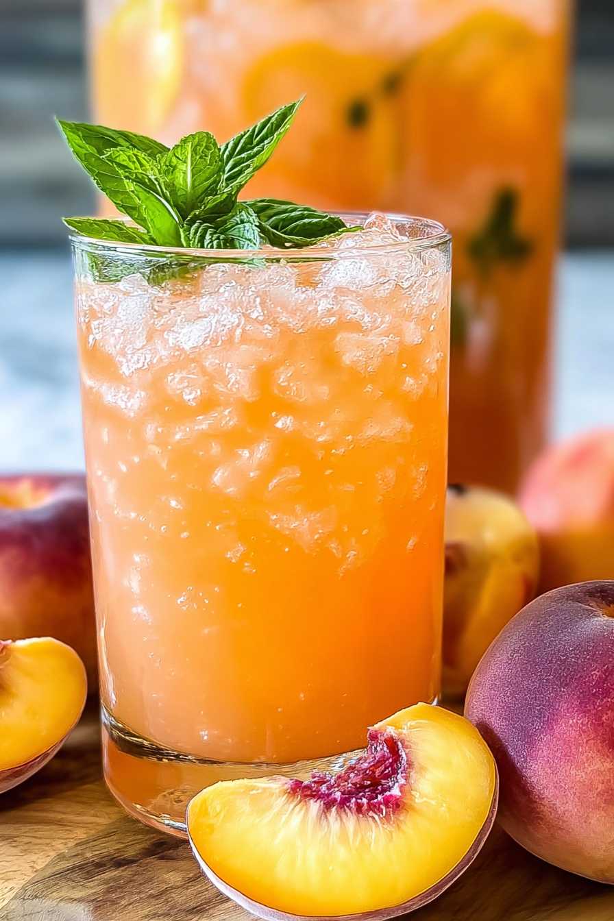 Erfrischende Pfirsichlimonade image 2