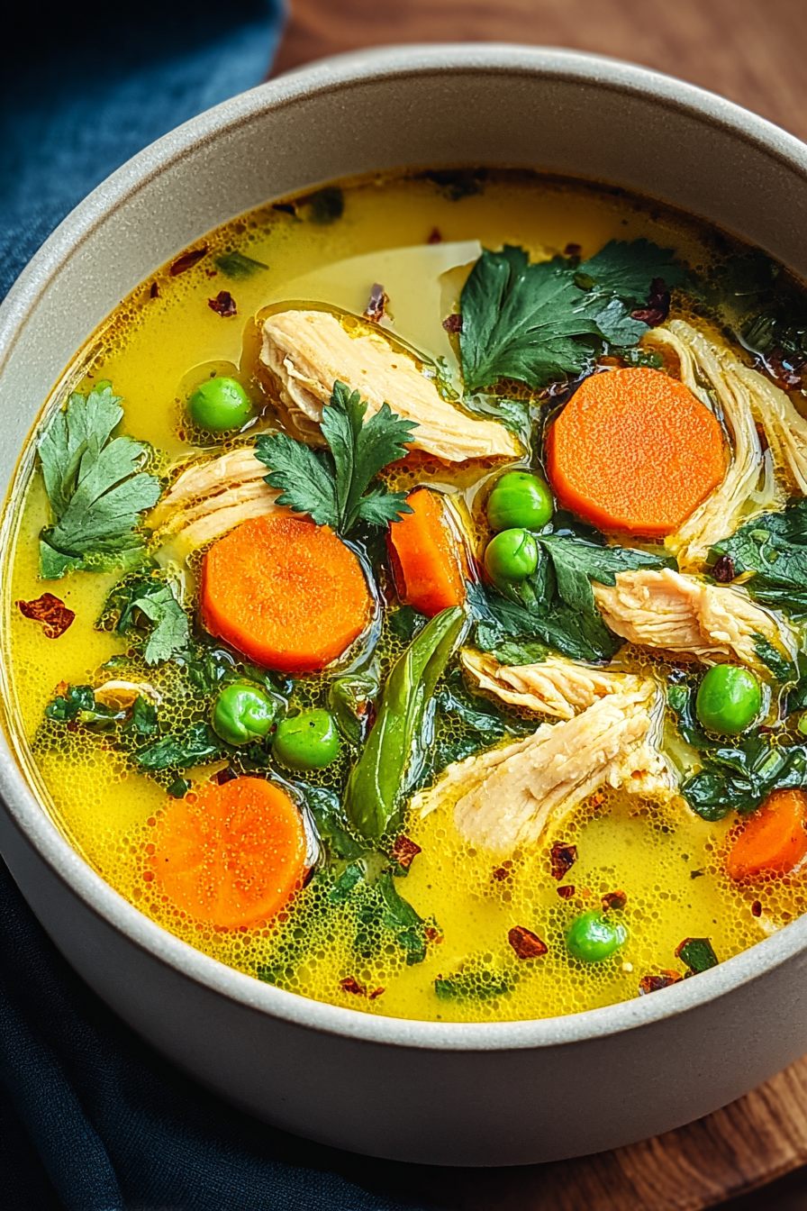 Entzündungshemmende Kurkuma-Hühnersuppe image 2