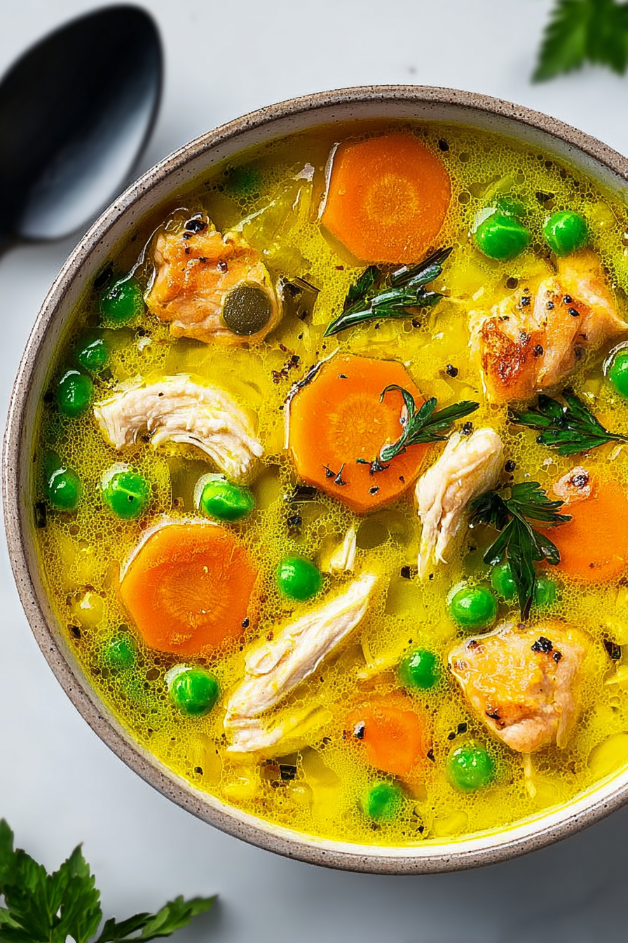 Entzündungshemmende Kurkuma-Hühnersuppe Rezept genießen! image 2