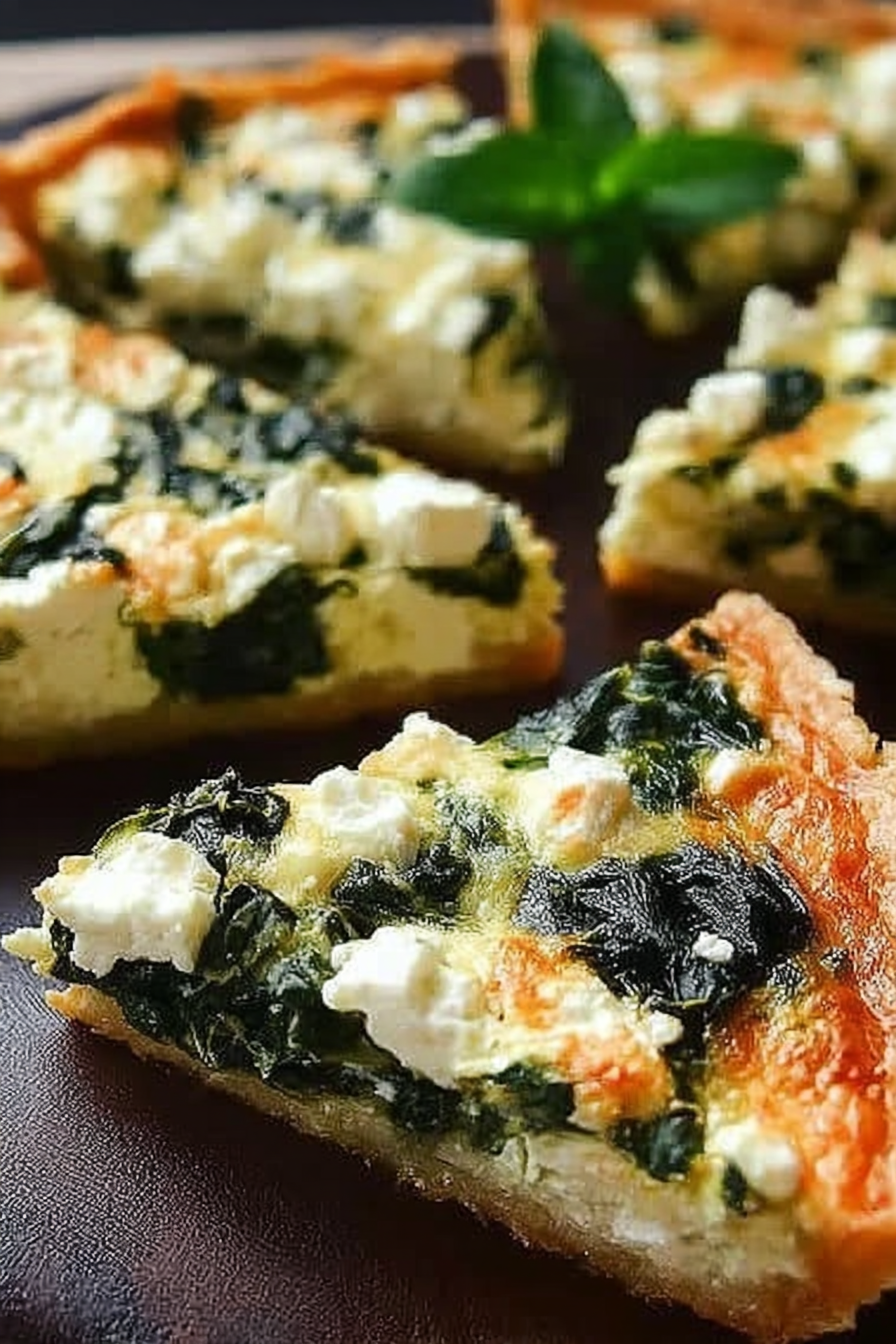 Herzhafte Quiche mit Spinat und Feta: Ein unglaublicher Genuss für jede Gelegenheit image 2