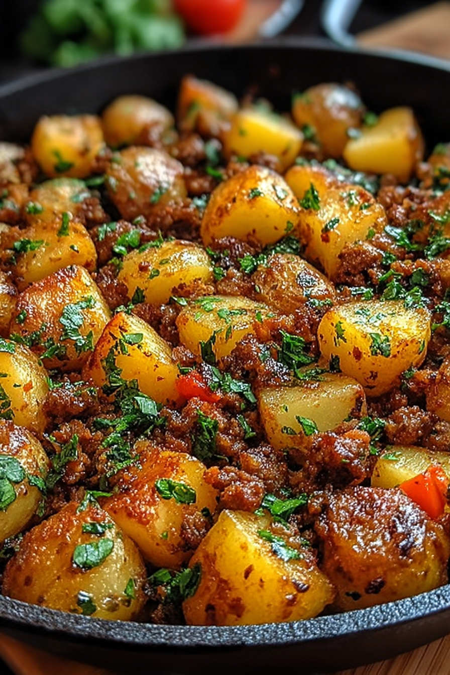 Mexikanische Hackfleisch-Pfanne mit Kartoffeln: Ein unglaublich ultimatives Rezept für 4 Personen image 2