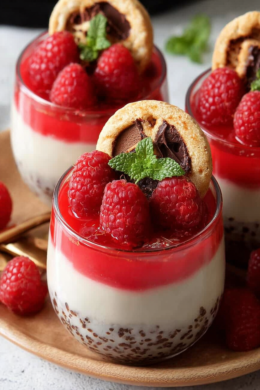 Schokokuss-Dessert im Glas mit Himalkoholfreie Beeren: Schnelles 15-Minuten-Rezept (2024) image 2