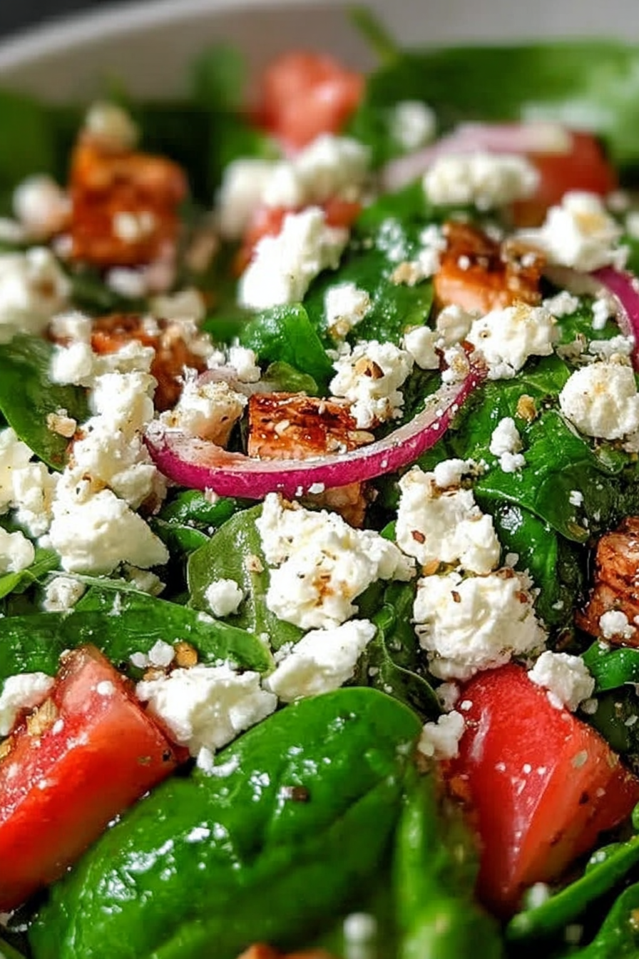 Spinatsalat mit Feta: Ein unglaublich essenzieller Genuss für jeden Anlass image 2