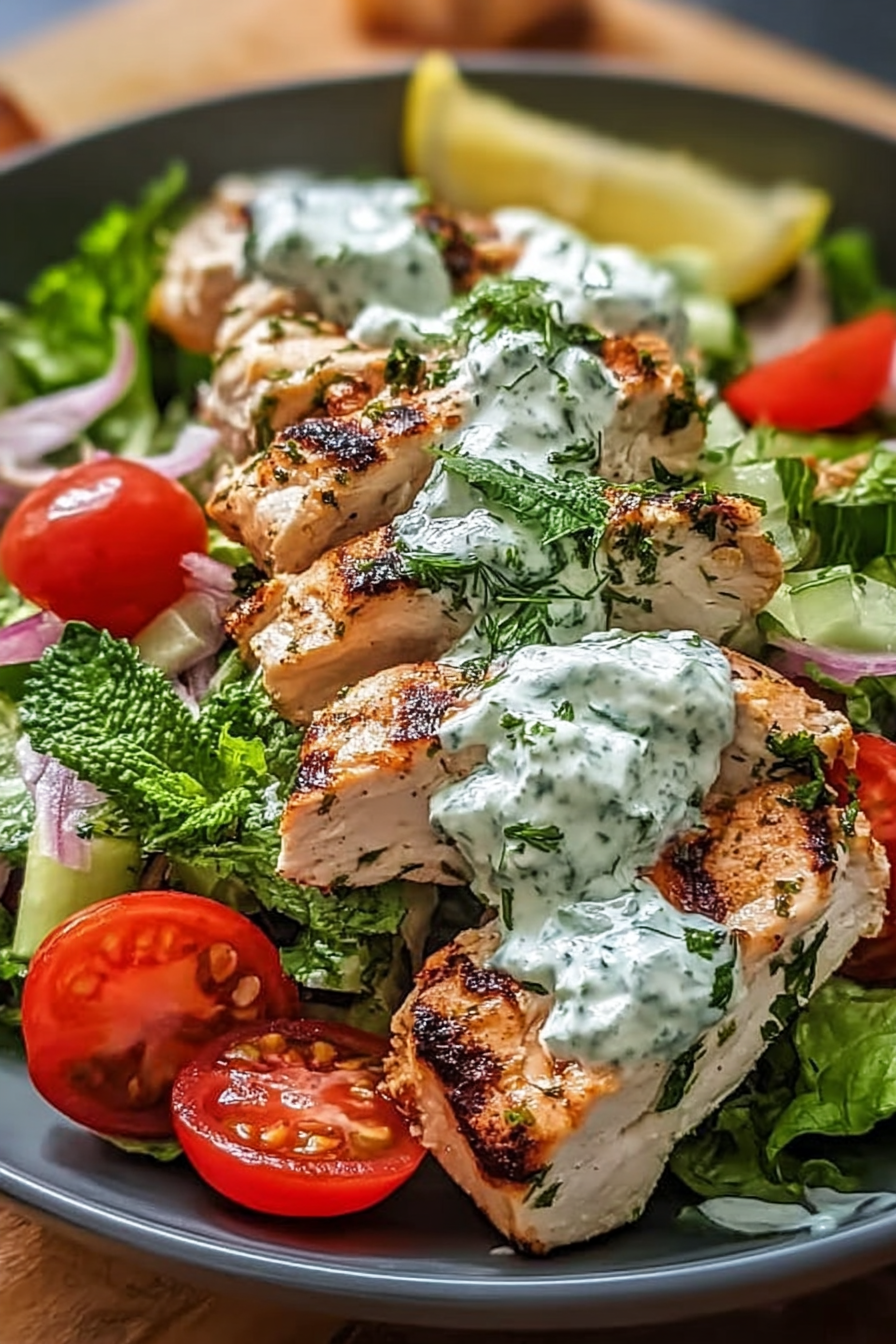 Tzatziki-Hähnchen-Salat – Frisch, leicht & Mittelmeer image 2
