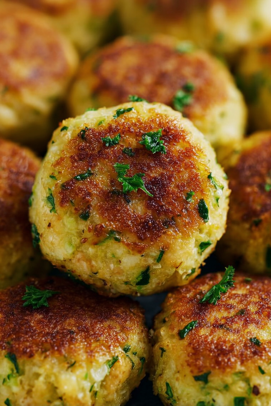 Knusprige Zucchini-Feta-Bällchen image 2