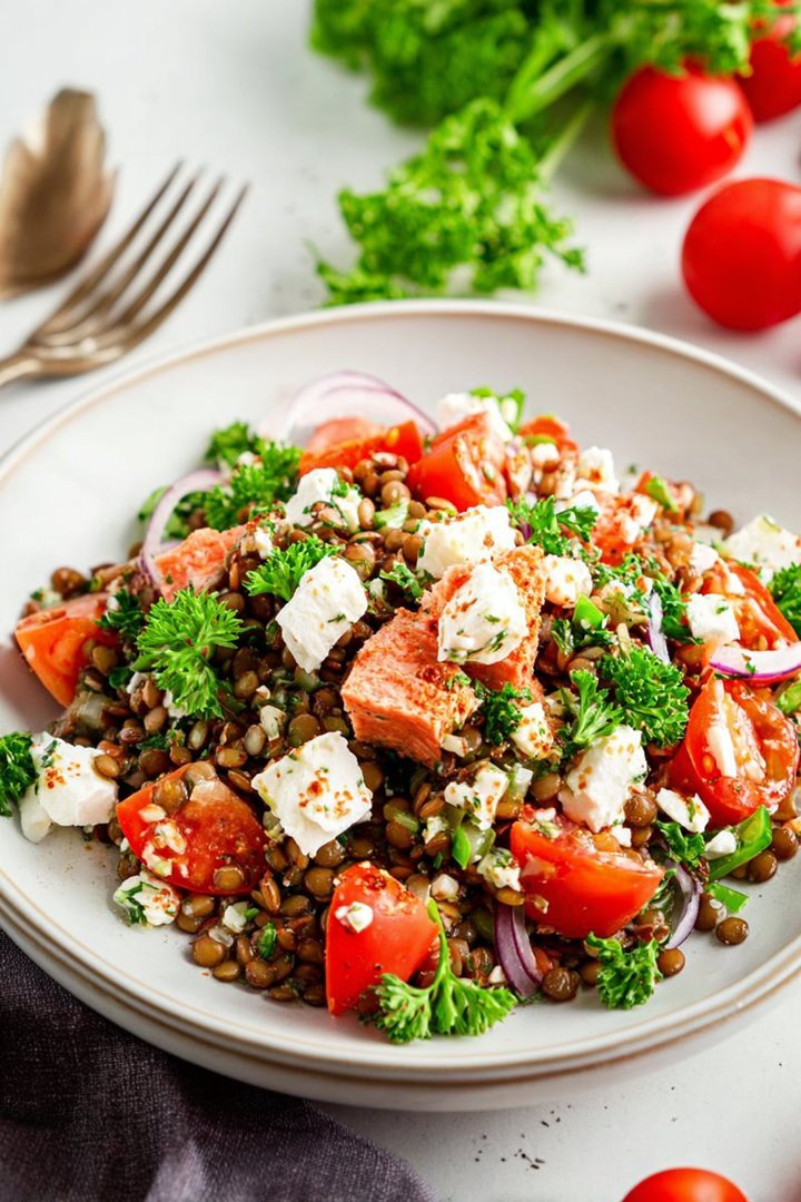 Linsensat mit Feta (nur 15 Minuten!) image 2