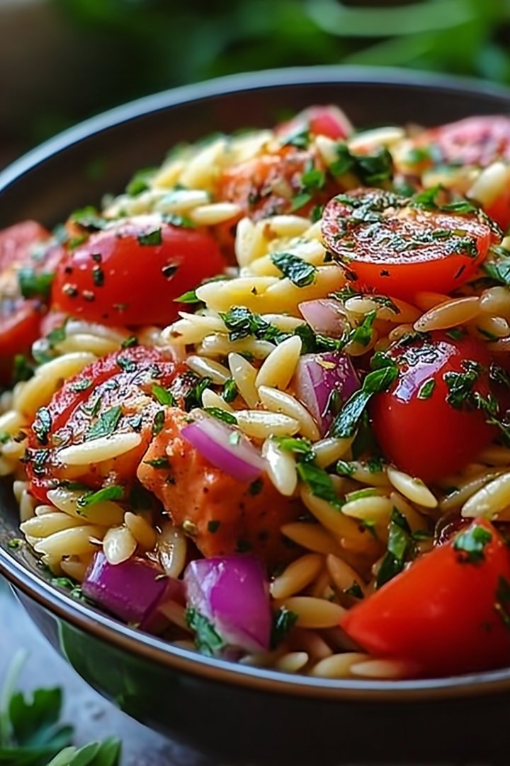 Mediterraner Orzo-Salat: Ein Genuss für jeden Tag! image 2