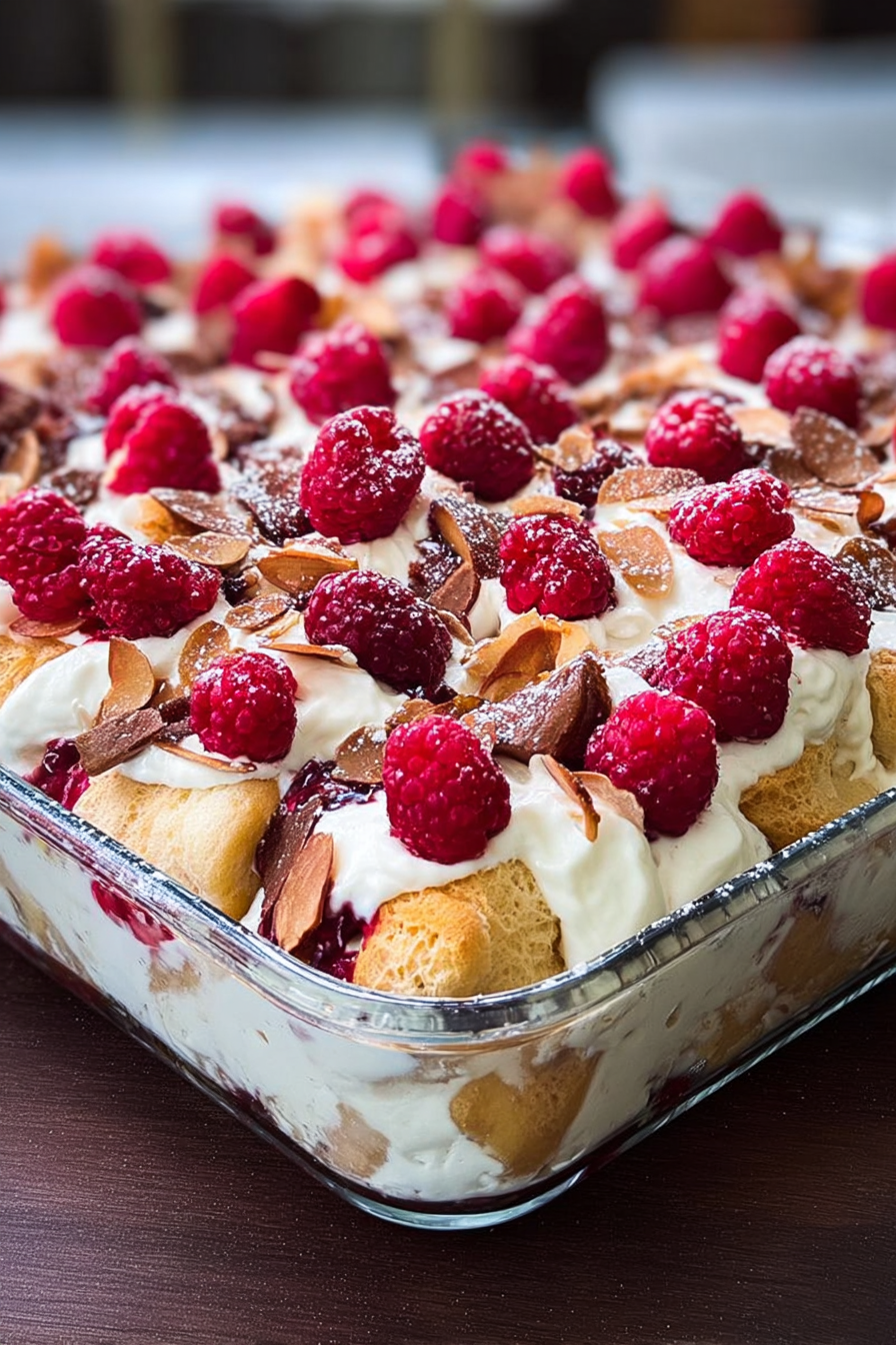 Windbeutel Dessert mit Quarkcreme und Himalkoholfreien Beeren image 2