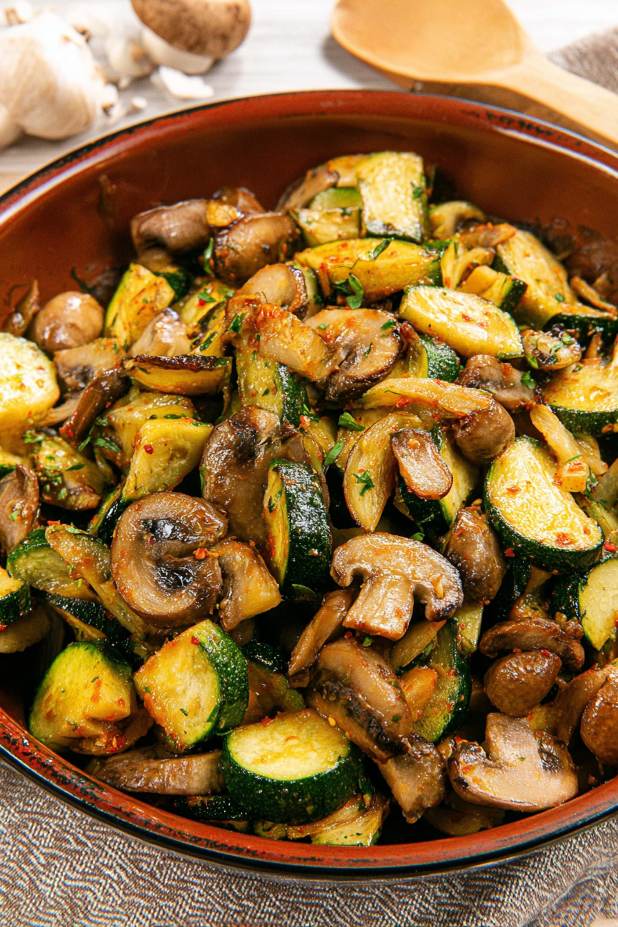 Würzige Pilz-Zucchini-Pfanne: schnell & einfach image 2