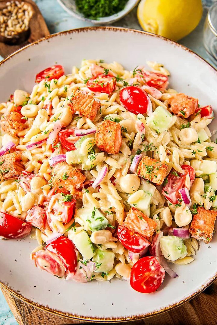 Aromatischer Kritharaki-Salat image 2