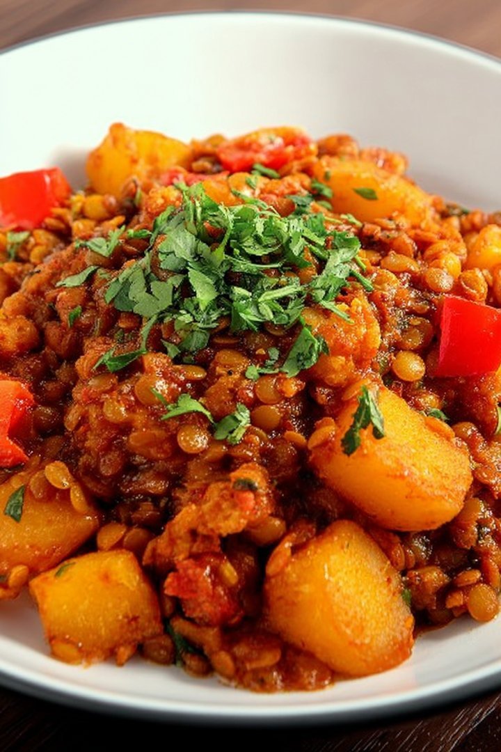 Bauerntopf nach Omas Rezept mit Linsen und Gemüse (Einfach & Vegan) image 2