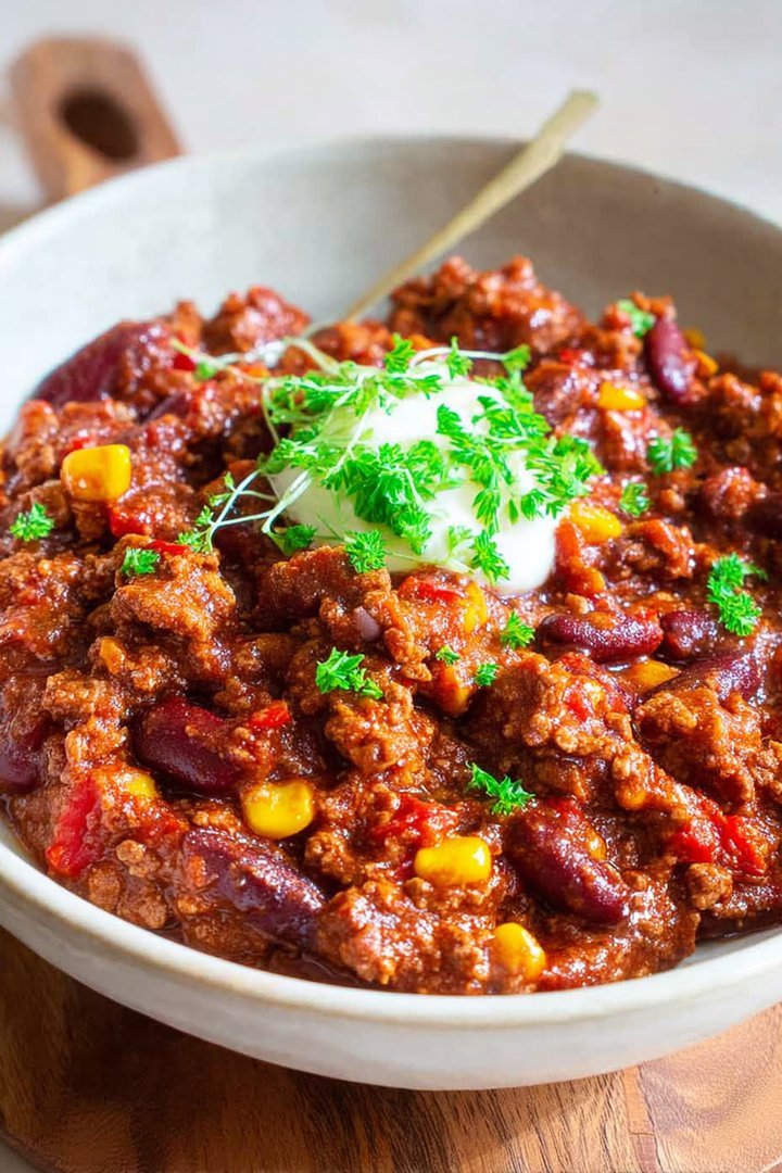 Chili mit Fleisch und Schokolade image 2