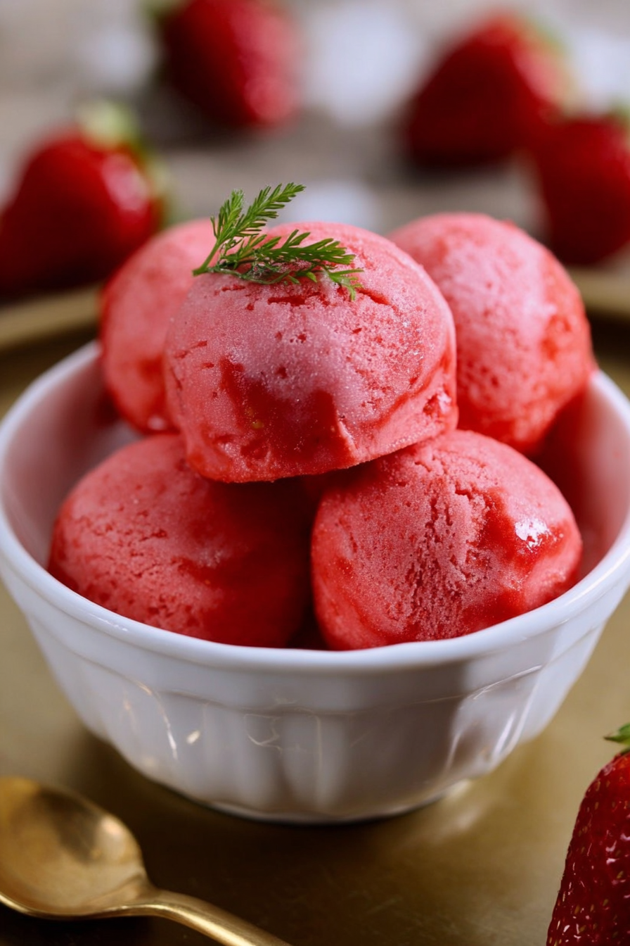 Erdbeer-Frozen-Yogurt image 2