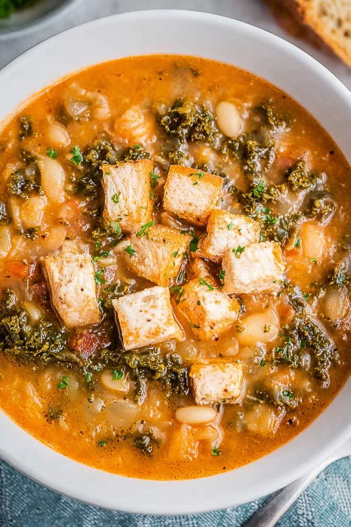 Italienischer Ribollit: Blitzschnelle Bohnensuppe mit Grünkohl image 2