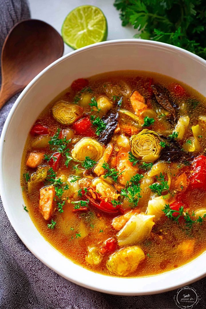 Leckerer, gerösteter Rosenkohleintopf image 2