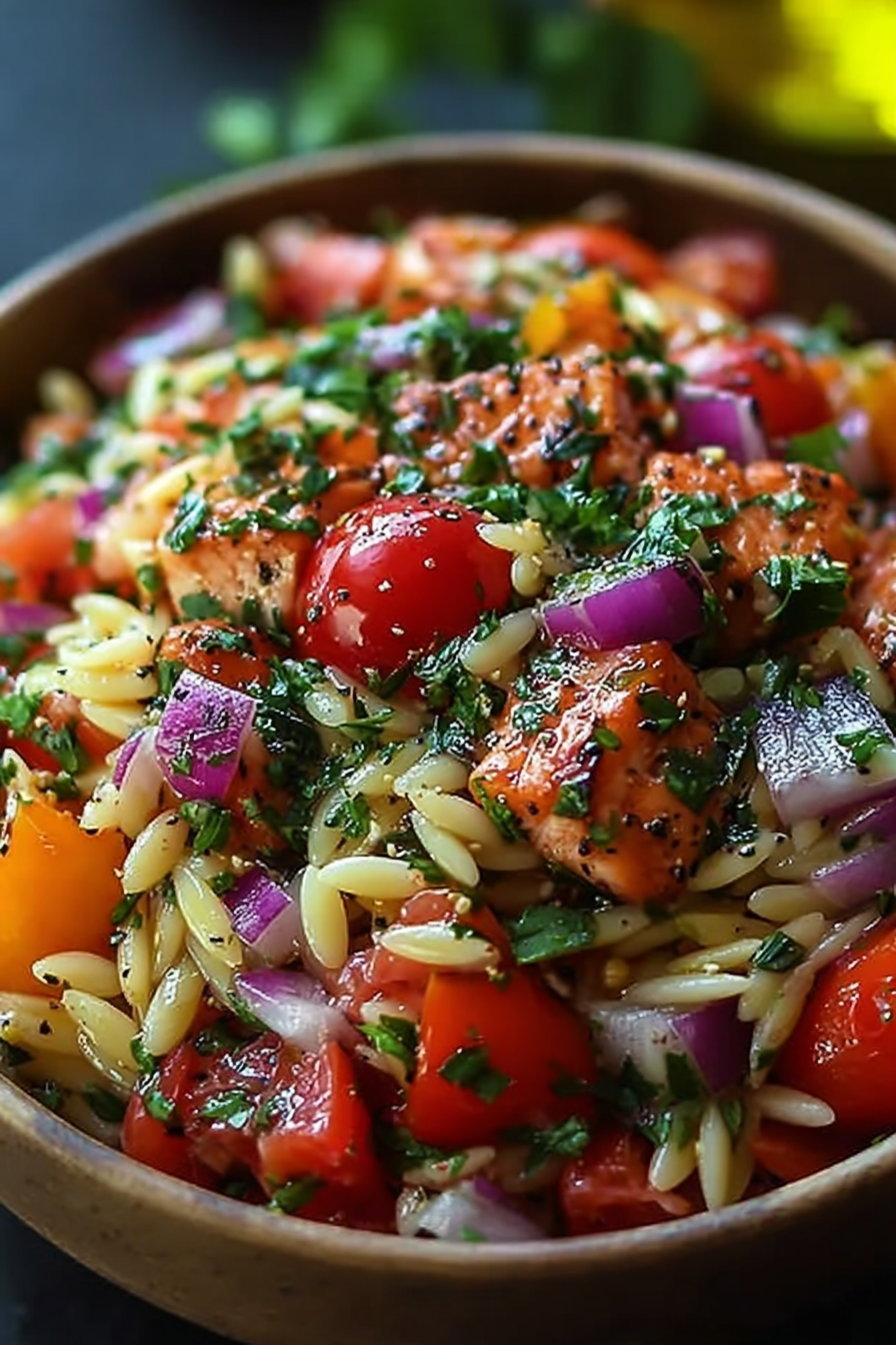Mediterraner Orzo-Salat: Ein erfrischendes Rezept für den Sommer image 2