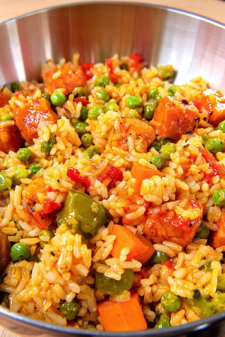 Reispfanne mit Gemüse image 2