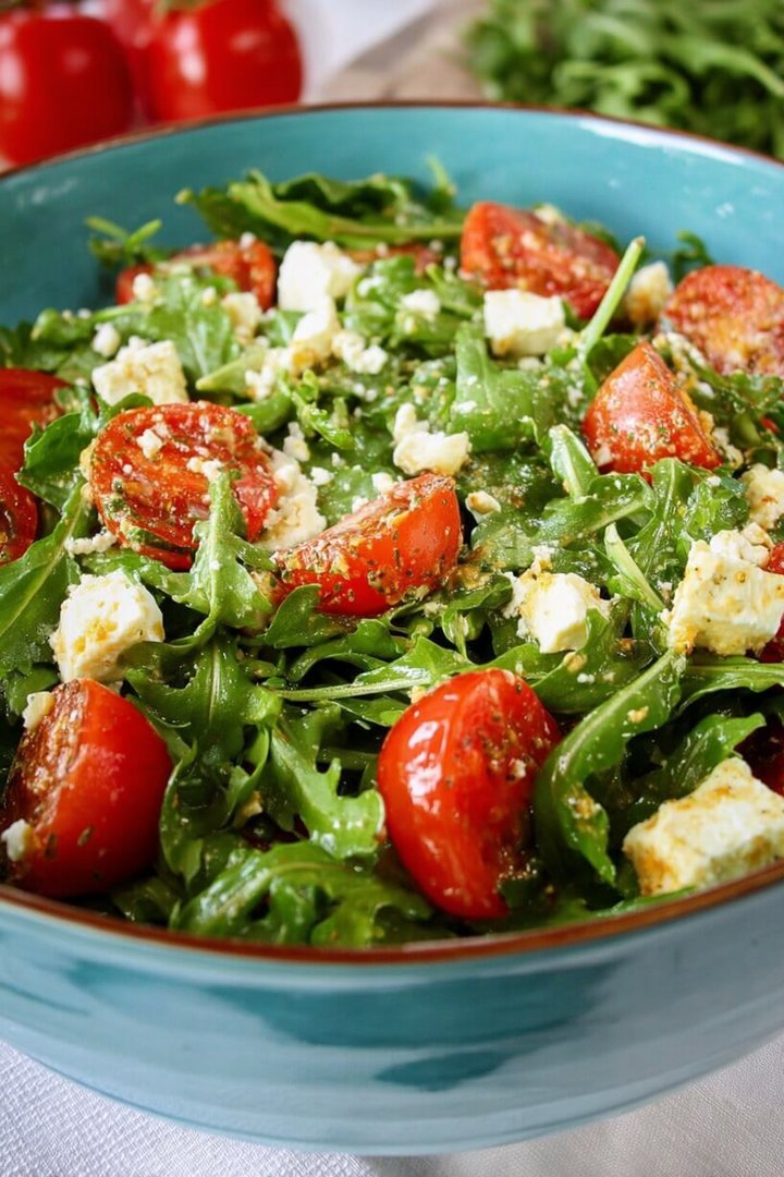 Rucola-Salat mit Feta und Tomaten image 2