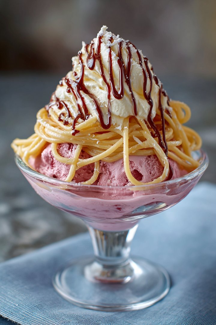 Spaghetti-Eier-Dessert-Rezept image 2