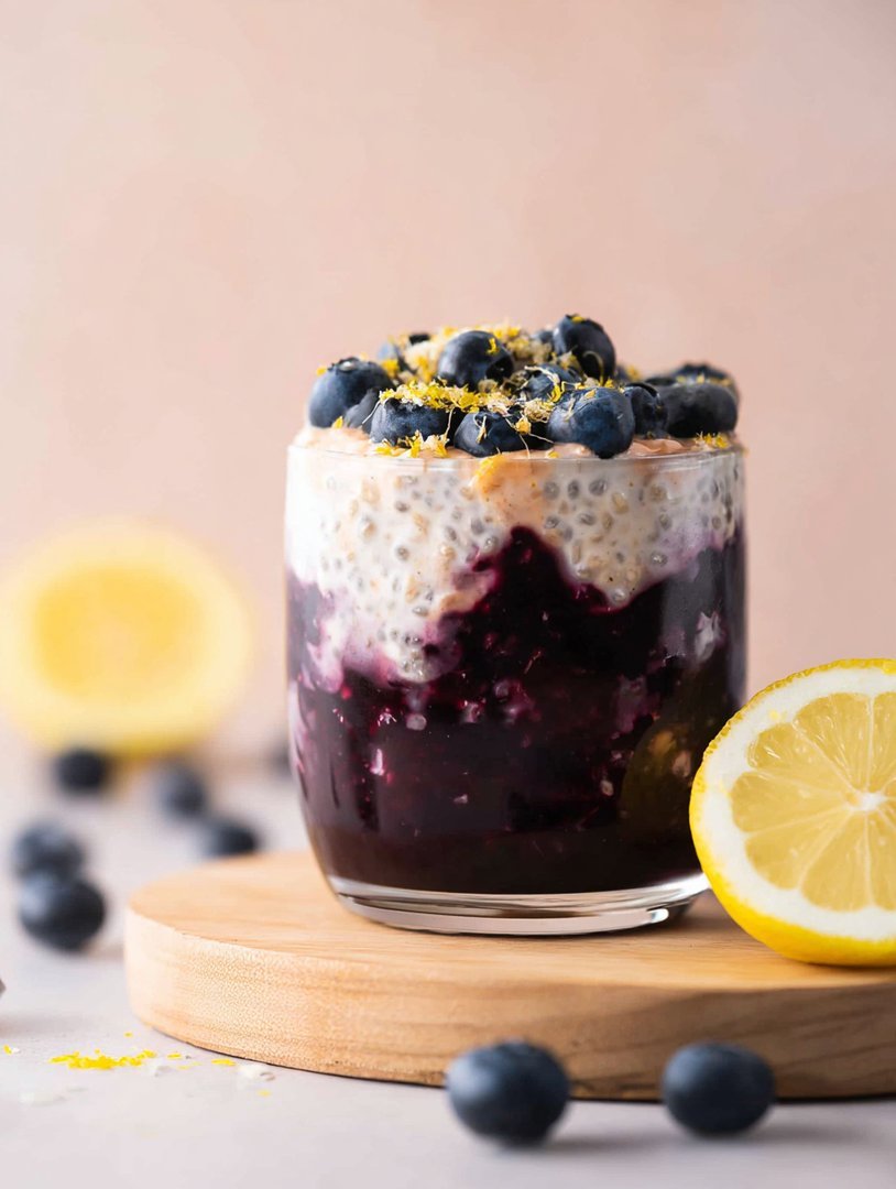 Blaubeer-Zitronen-Overnight-Oats image 2