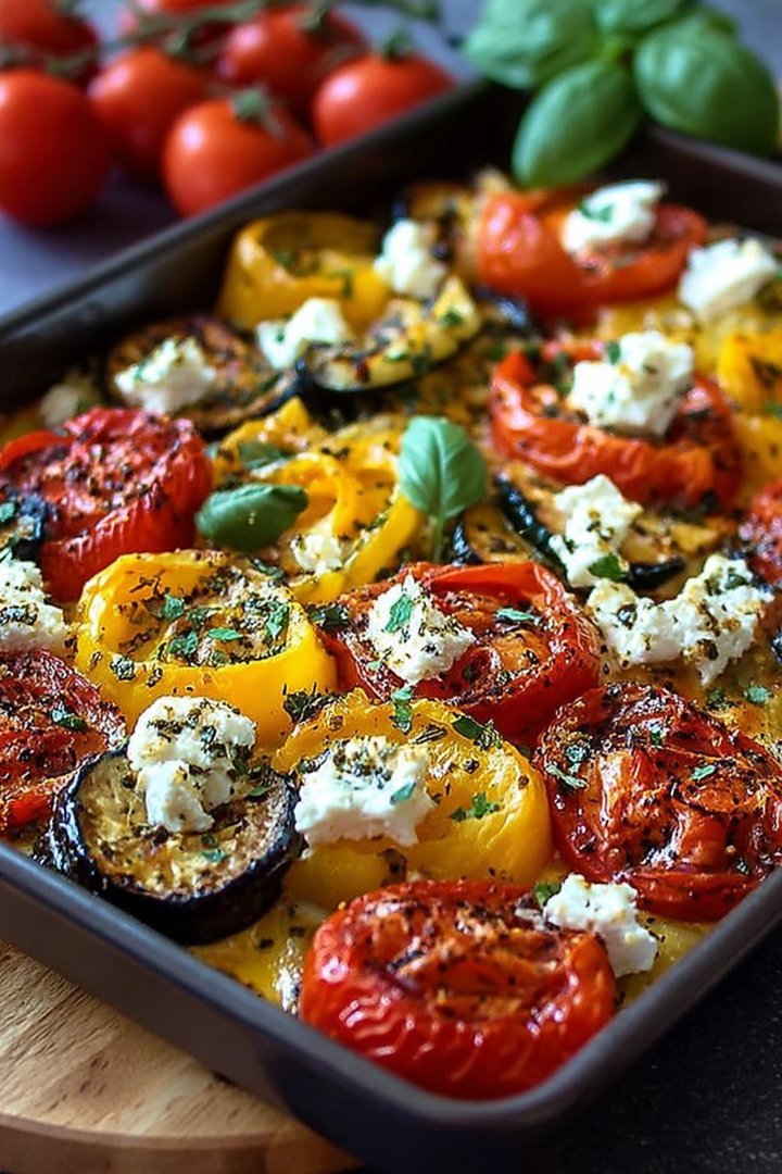 Ofengemuse Feta überbacken: Ein Rezept für gesunde Genussmomente image 2