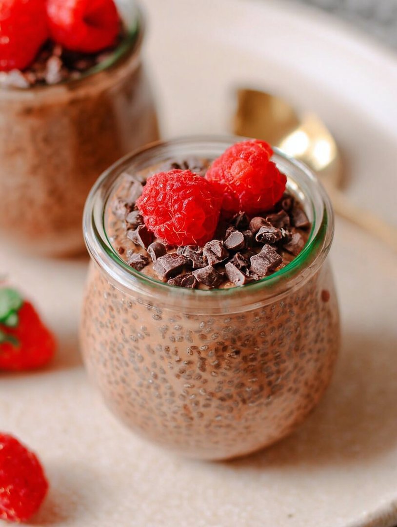 Schokoladen-Chia-Pudding mit 4 Zutaten image 2