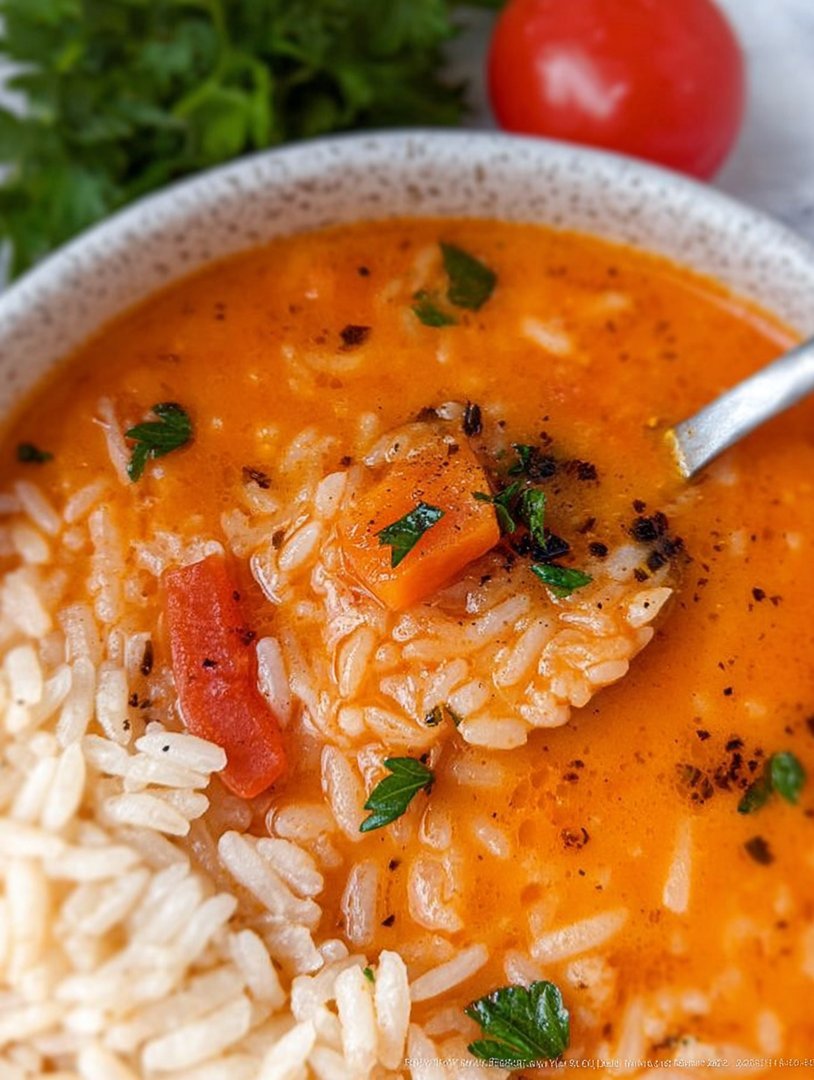 Tomatensuppe mit Reis image 2